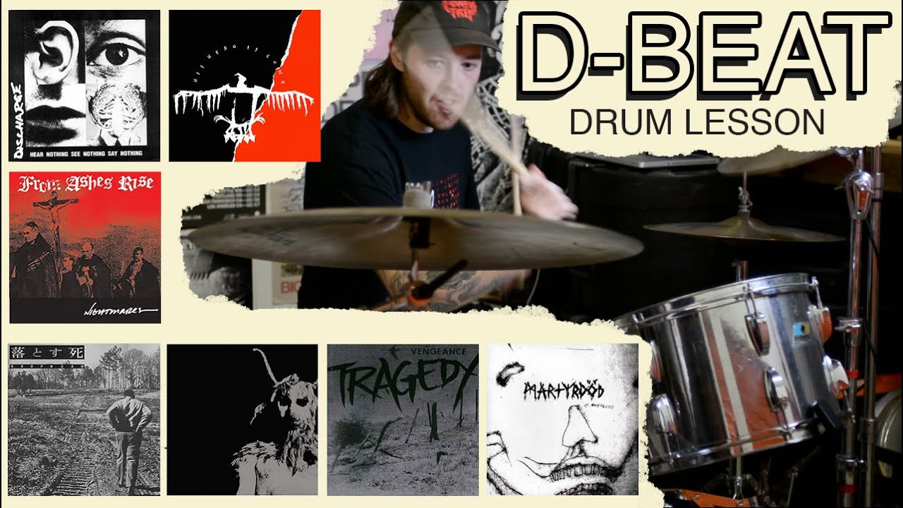Урок игры на барабанах D-Beat