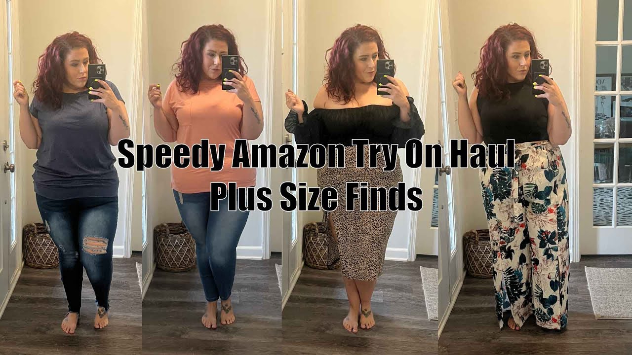 Speedy Amazon Plus Size Try on Haul - Size 18 | Curves, Curls and Clothes