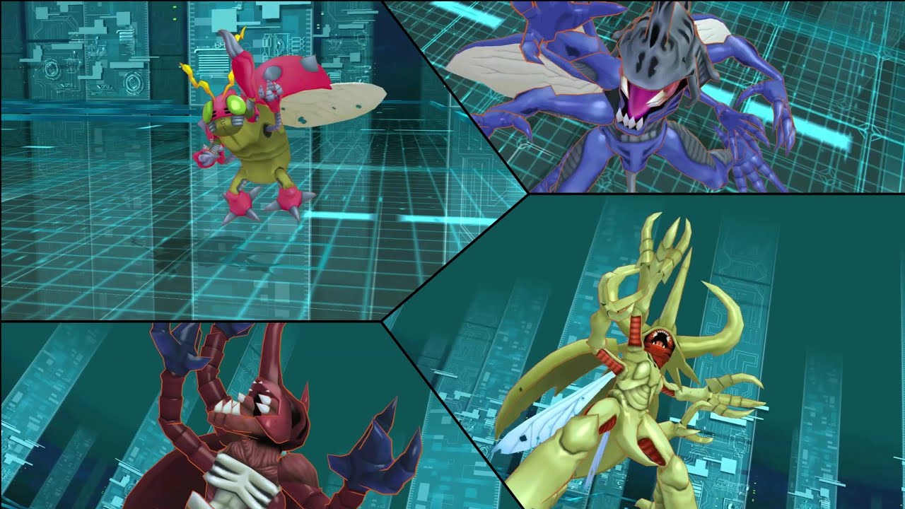 Tentomon to HerculesKabuterimon Evolution Line | Digimon Cyber Sleuth Complete Edition