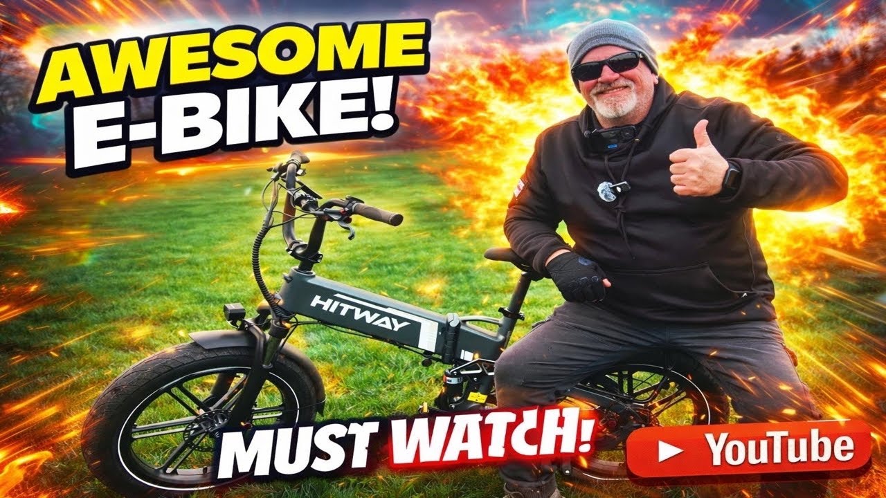 HITWAY BK10S Pro FULLY UK LEGAL FOLDING E-Bike 
