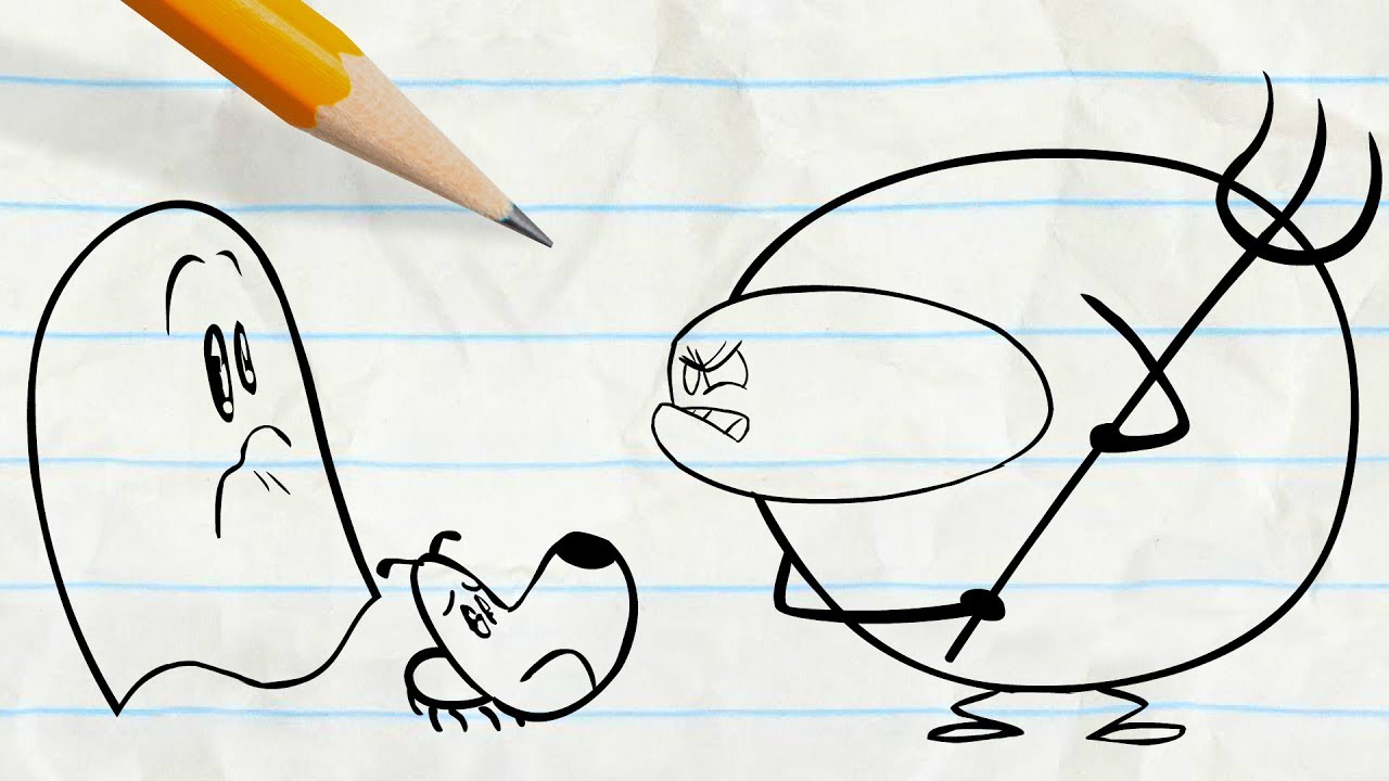 "One Boo Over the Cuckcoo's Nest" Pencilmation Cartoons