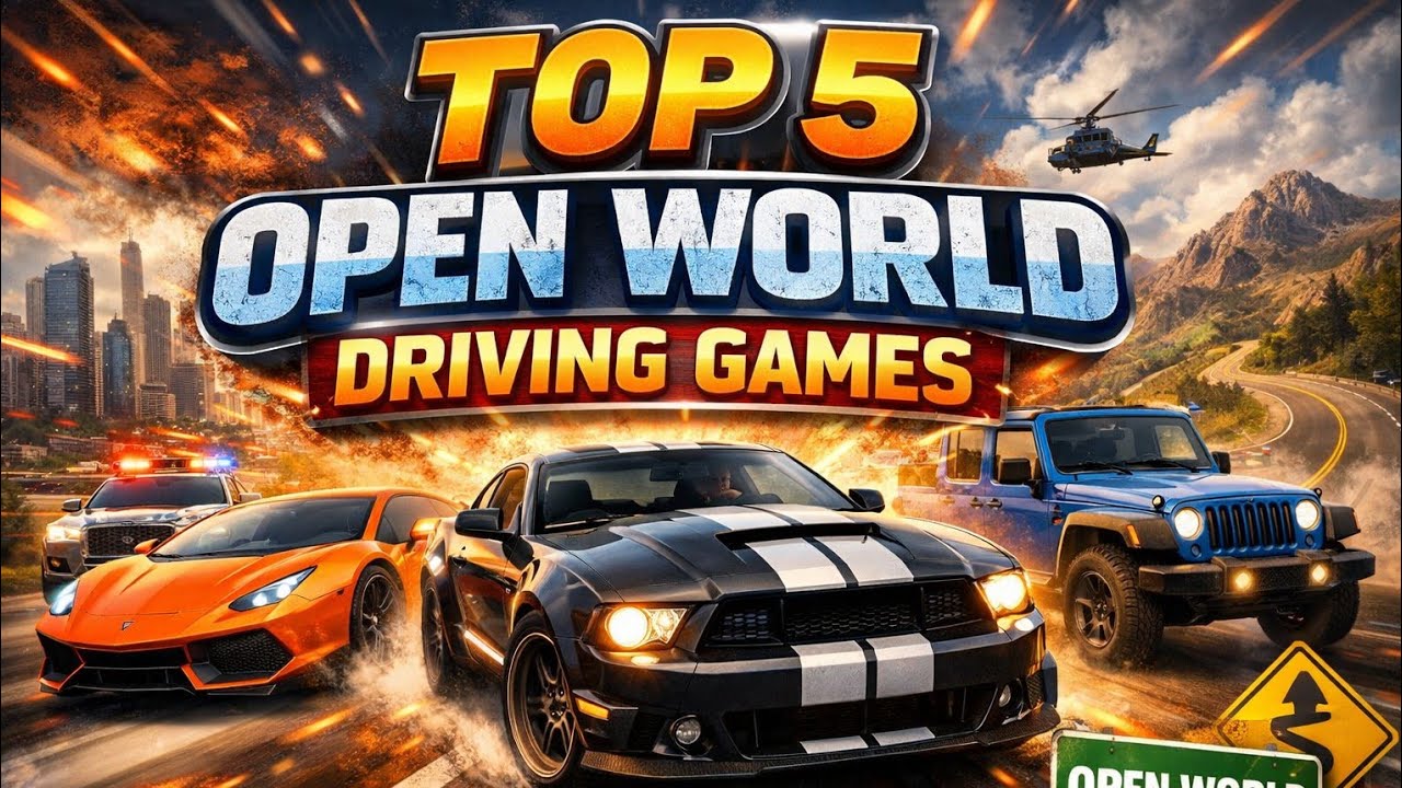 Top 5 Open World Driving Games For Android & iOS Tamil [series#1] | #tamilgaming