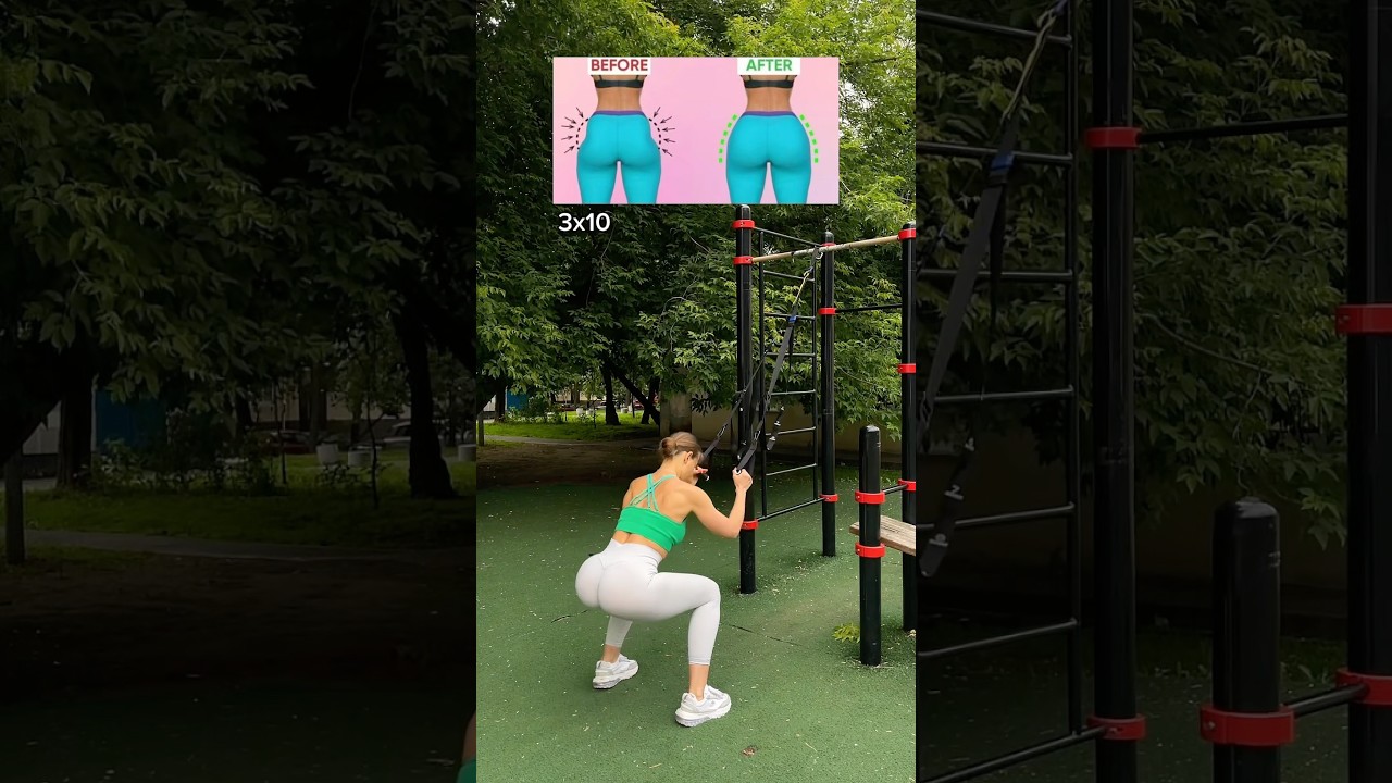 Glutes Workout-TRX 💯 #trx #trxworkout #glutes #glutesday #glutesworkout #streetworkout #sportgirl
