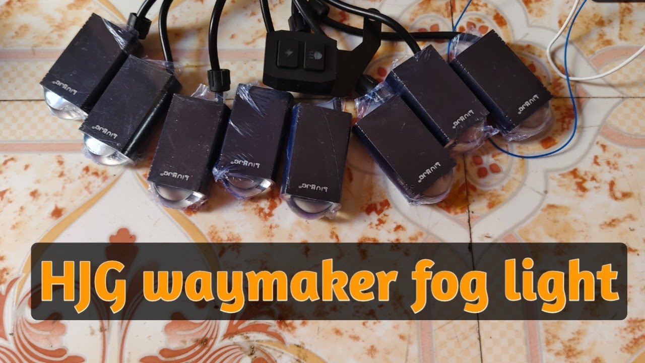 Car grill fog light || Hjg waymaker fog light #caraccessories #foglights 