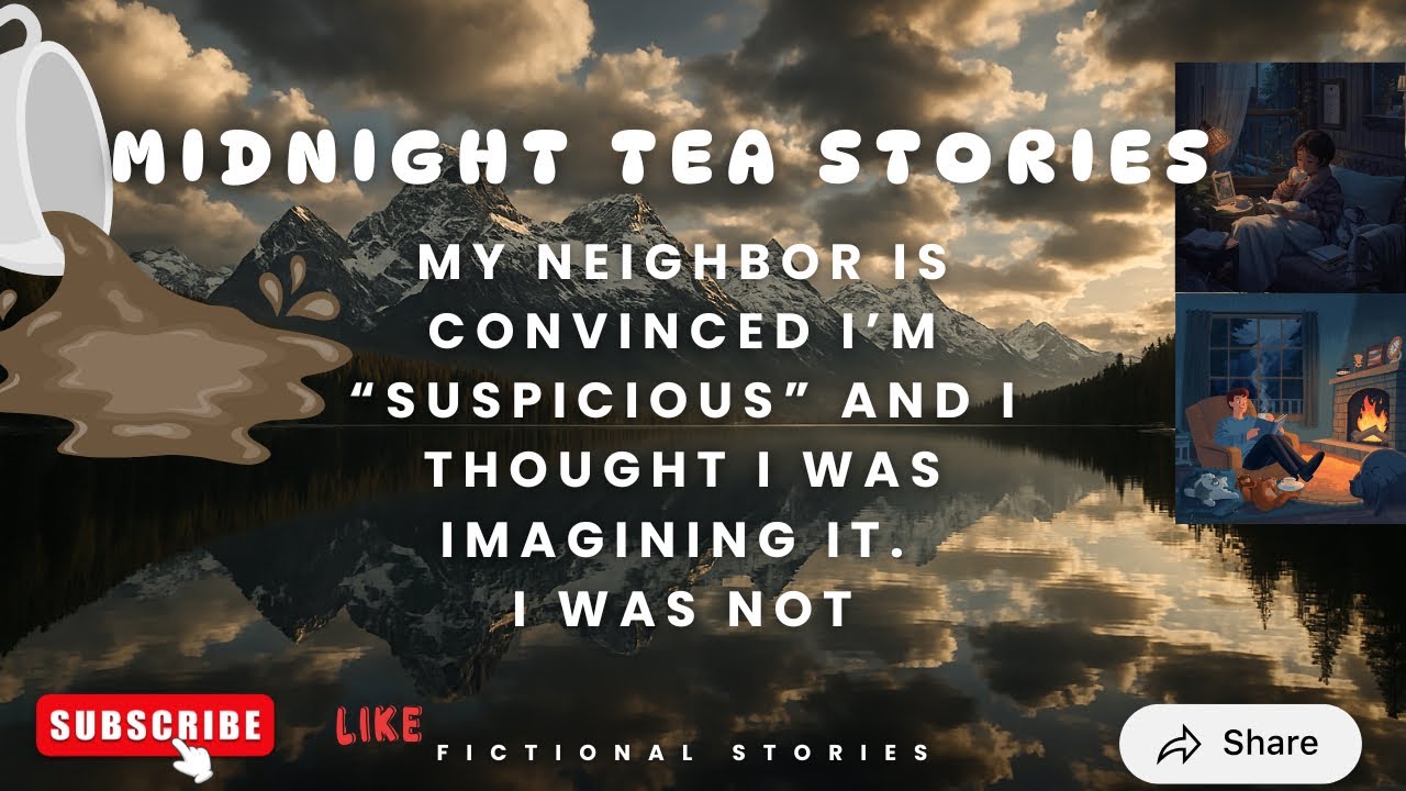 My Neighbor Is Convinced I’m “Suspicious” and I Thought I Was Imagining It. I Was Not #midnighttea