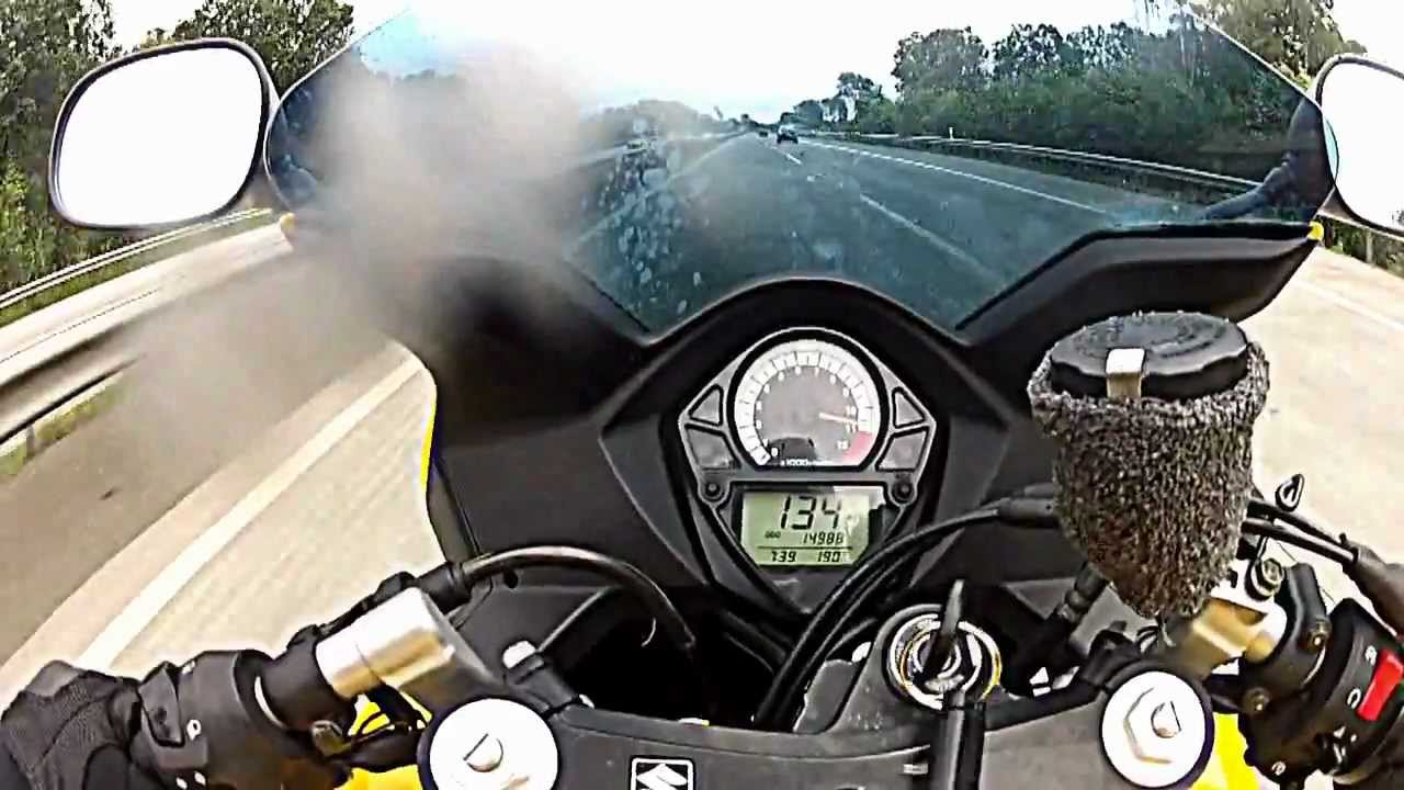 Sv650s top speed run