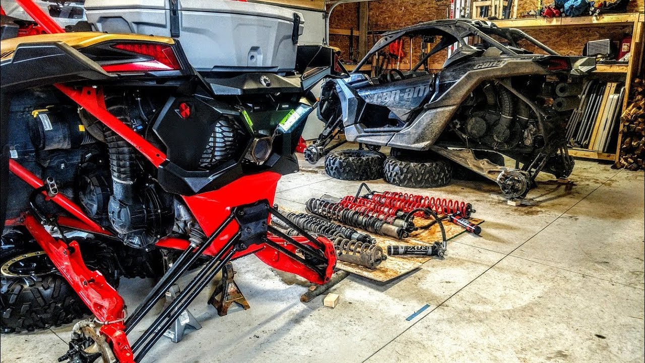 Maverick X3 XRS Shock Therapy До и После - Часть 1 - Удаление!