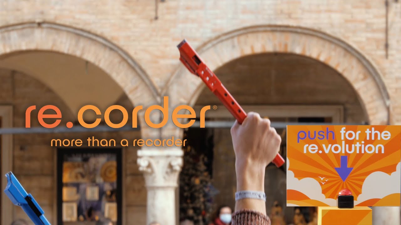 Re.corder: Push for the revolution! #artinoiserecorder #electronicrecorder #recorderinstruments