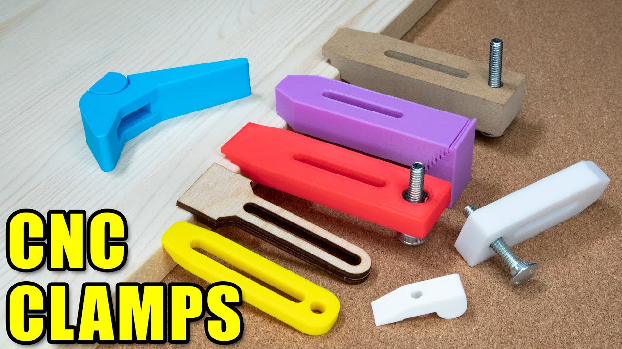 DIY CNC Clamps / Files Included