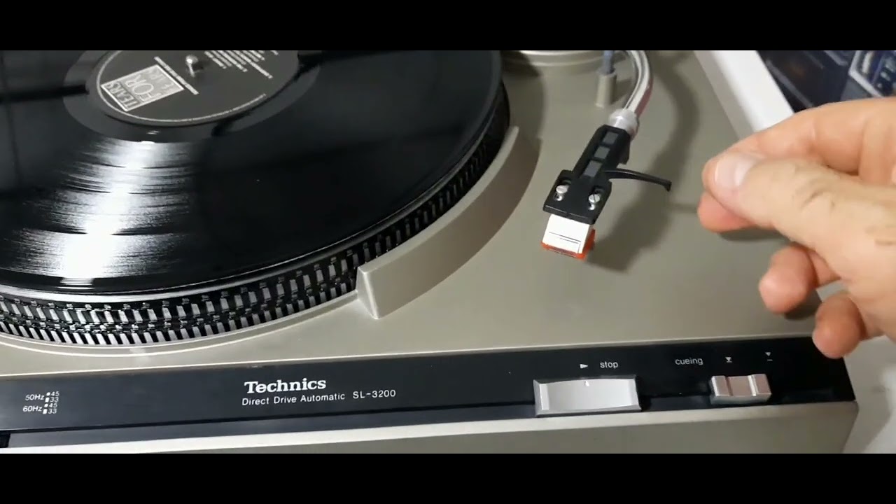 Lindo toca disco technics sl-3200 direct drive c retorno automático   zerado !! 