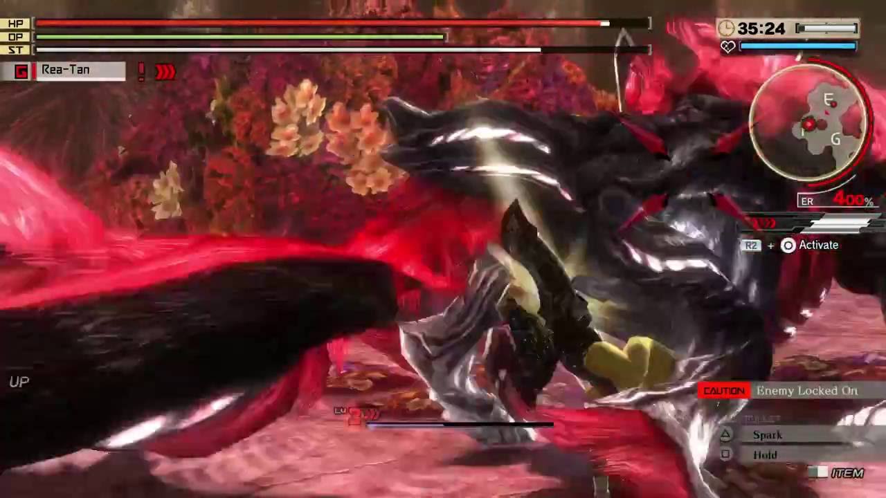 GOD EATER 2 RAGE BURST - Domination Solo (Short Blade; Infernal Vortex)