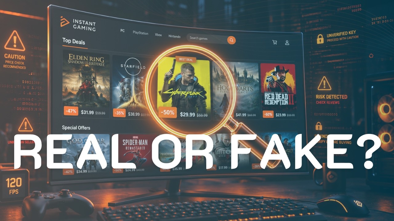 Is Instant Gaming Legit or a Scam - Honest Buyer Review & Test