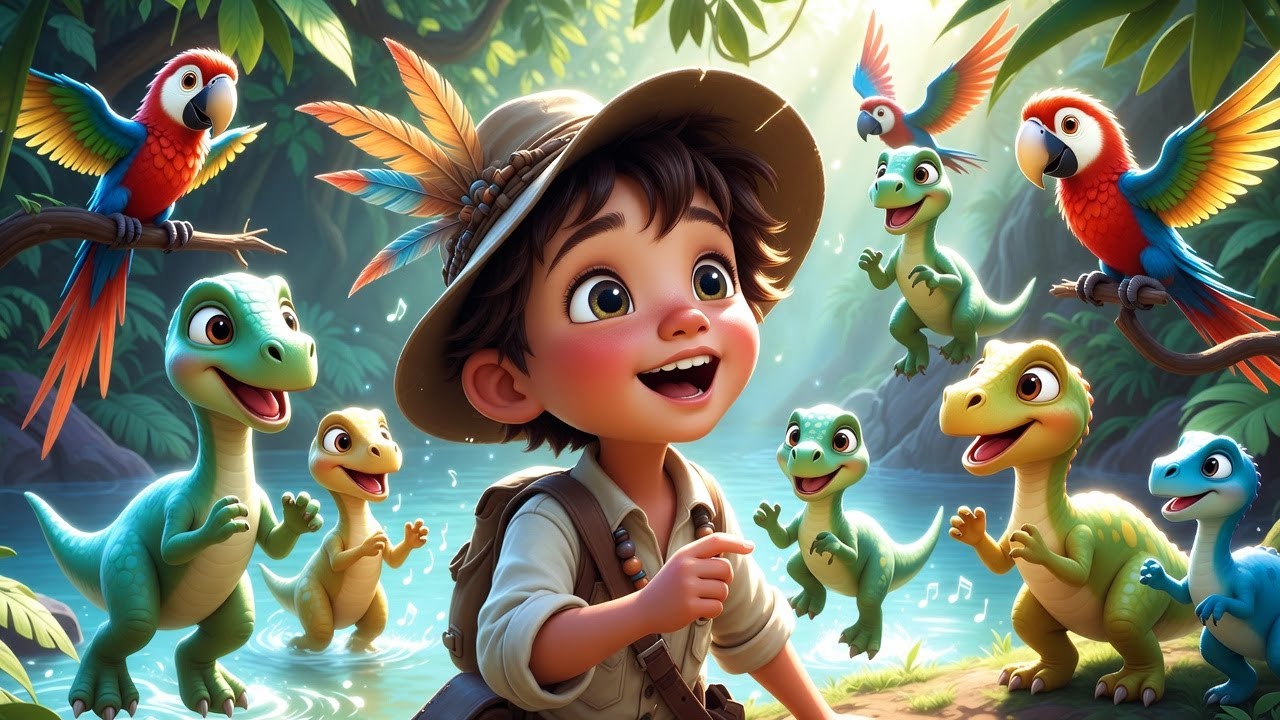 O Dinossauro Perdido Procura a Mamãe 🦕 | Música Infantil em Português