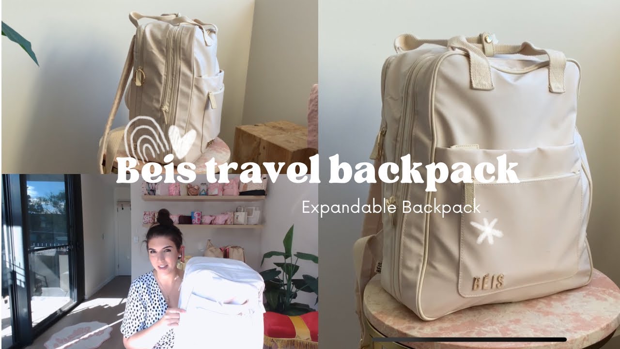What’s in my Beis work bag | Best travel backpack