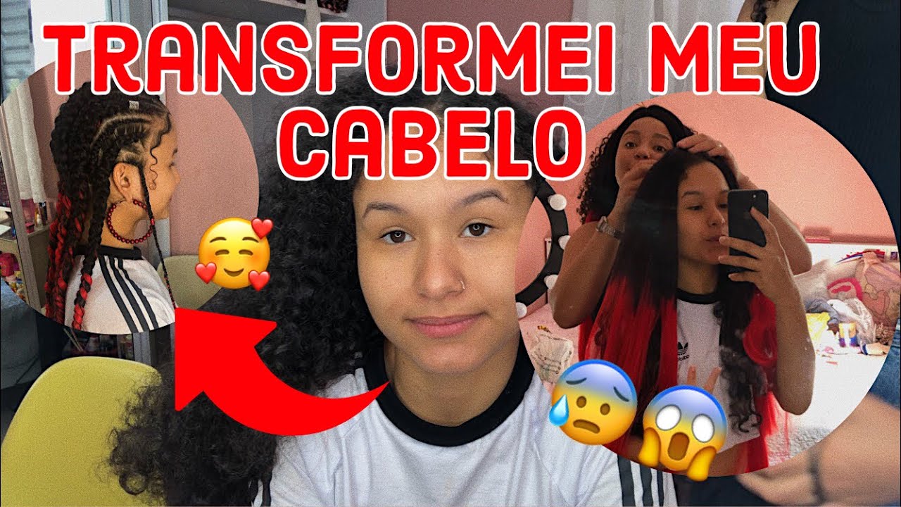 TRANSFORMEI TODO MEU CABELO | COM TRANÇAS NAGÔ *Ameii*