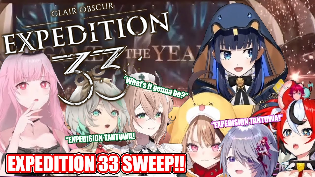 VTUBERS Reaction to Expedition 33 SWEEP! [Hololive EN, Nimi Nightmare, Dooby3d]