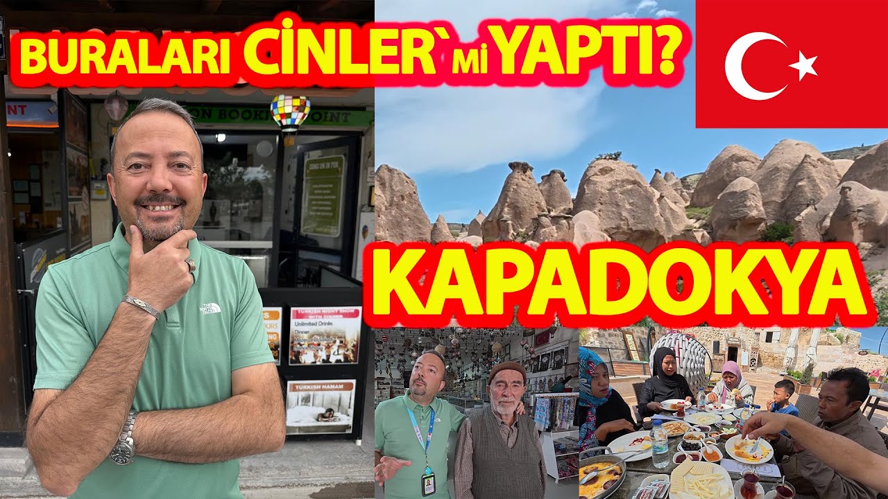KAPADOKYA HİÇ BU KADAR GÜZEL ANLATILMAMIŞTI!#kapadokya #derinkuyu #gizemlitarih #türkiye
