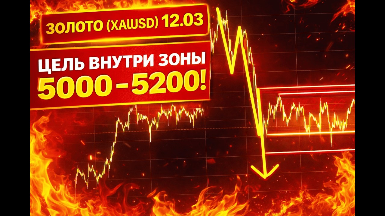 ЗОЛОТО (XAU/USD) | Работа с накоплением 5000-5200! Опять 5100!