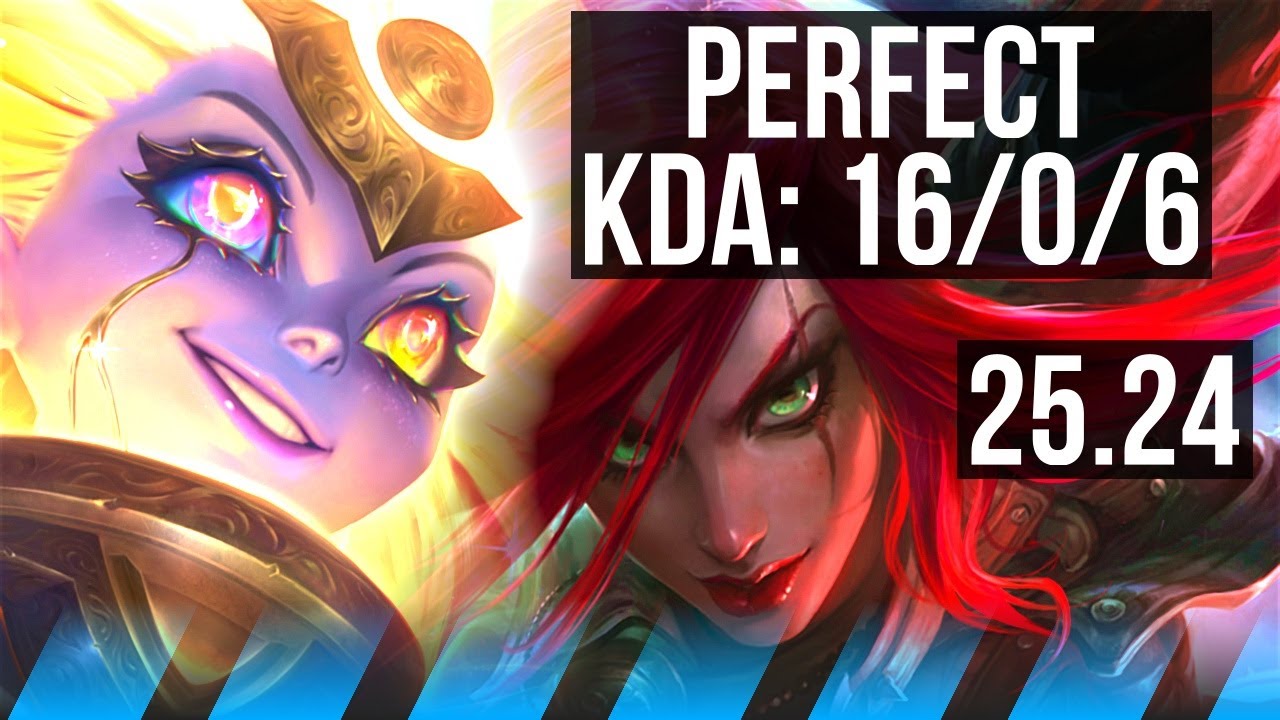 ZOE vs KATARINA (MID) | Perfect KDA: 16/0/6 | KR Diamond | 25.24