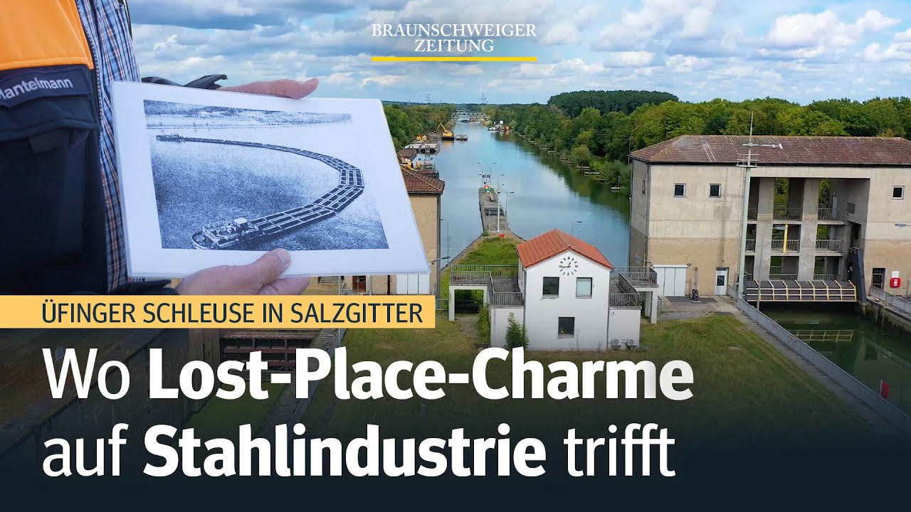 Wo Lost-Place-Charme auf Stahlindustrie trifft: Die Schleuse Üfingen
