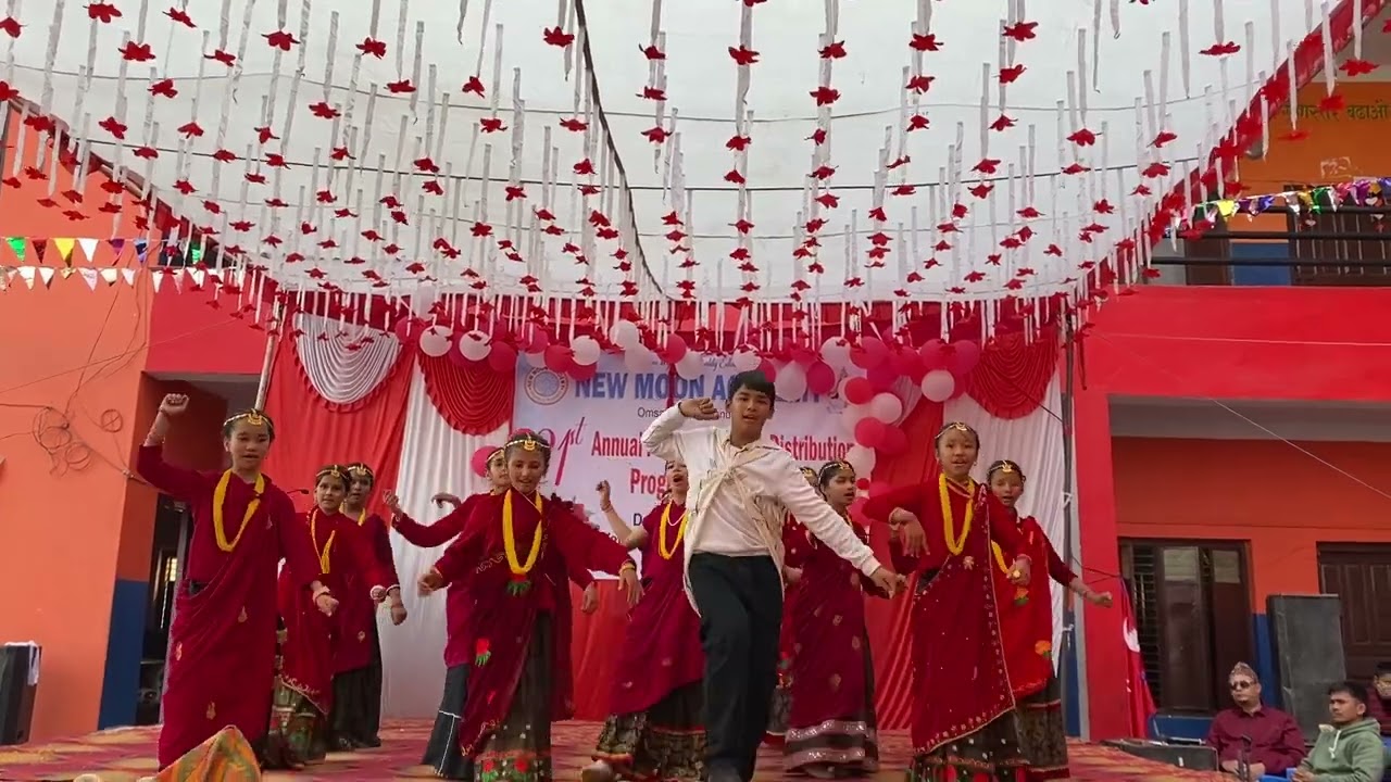 New Moon Academy Students Bhairahawa annual program 2082