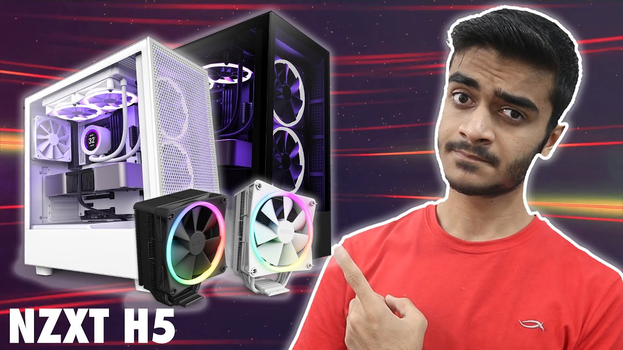 NZXT H5 Series + NZXT T120 Air Cooler Thoughts - NZXT H5 Flow vs H5 Elite
