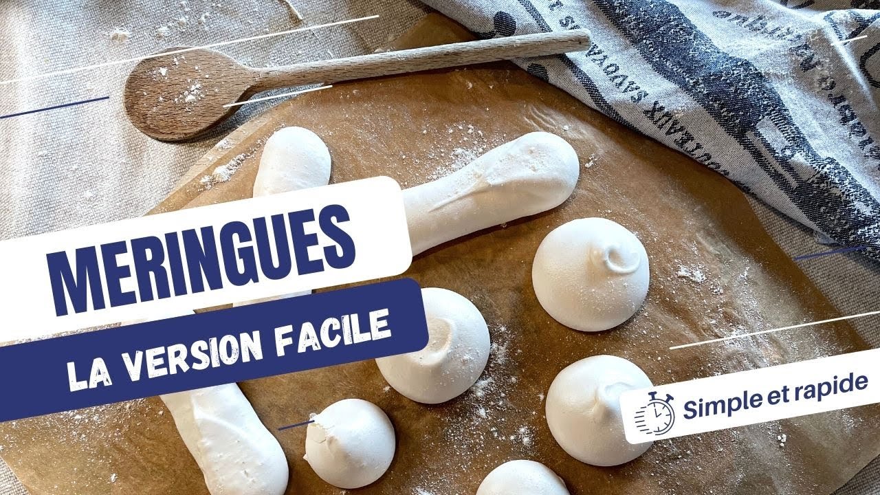 TUTO MERINGUE FRAN&Ccedil;AISE - Recette Minute Tv