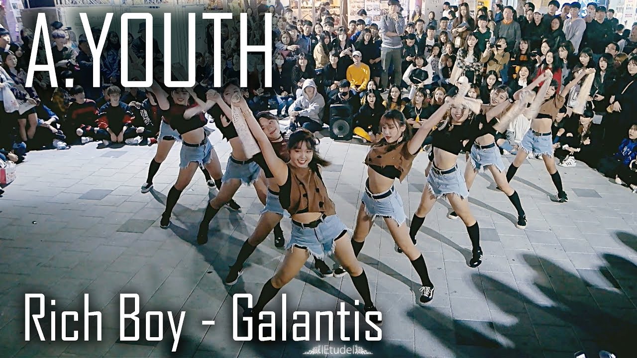 [역대급 버스킹] A.YOUTH | Rich Boy - Galantis | Choreography by Lunahyun Fancam by lEtudel