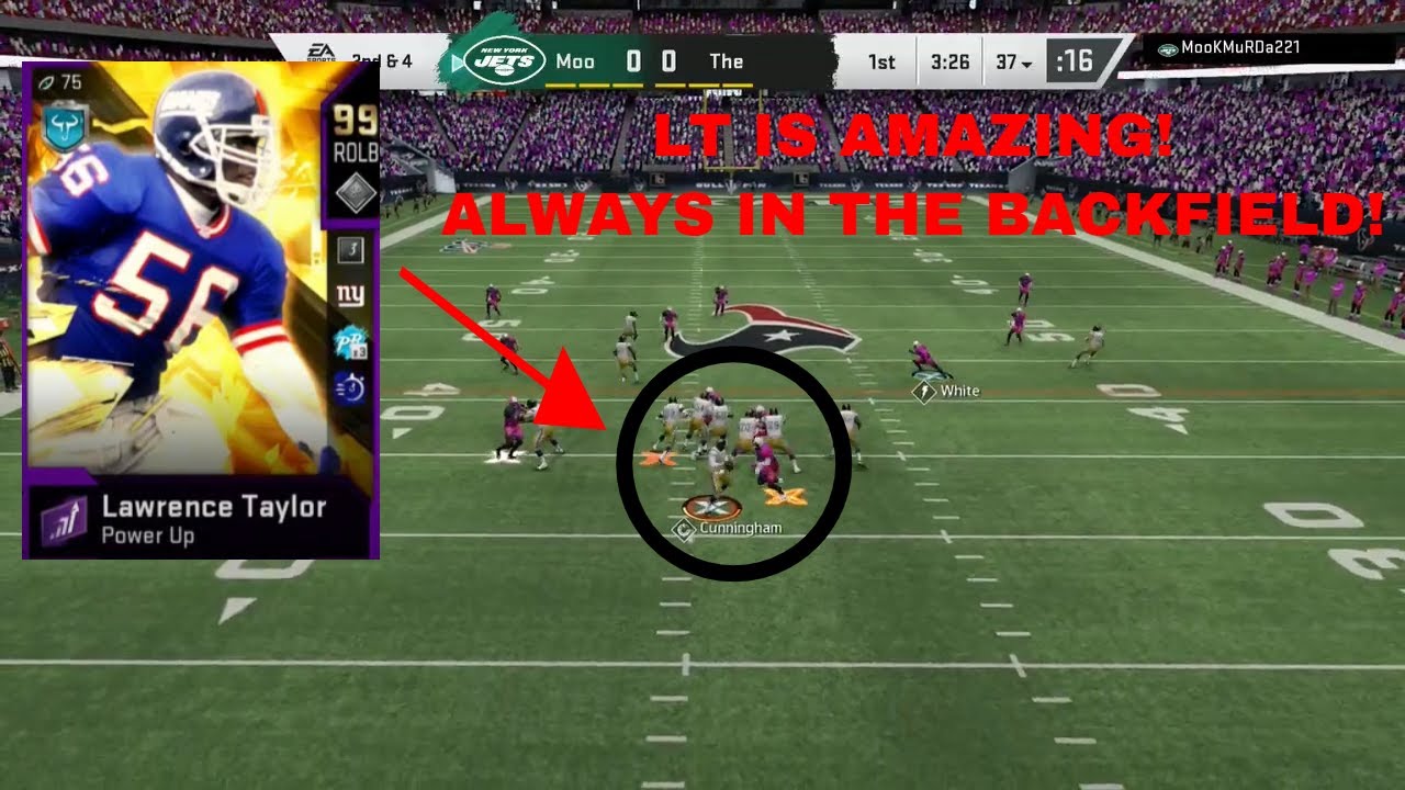 NEW 99 LAWRENCE TAYLOR IS A BEAST! MADDEN 20 ULTIMATE TEAM GAME PLAY!