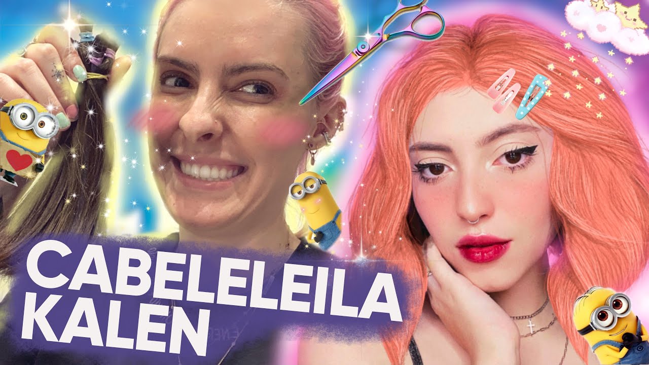 TRANSFORMEI A MINHA MINION, NO MEU SALÃO KALEN KABELELEILA - Karen Bachini