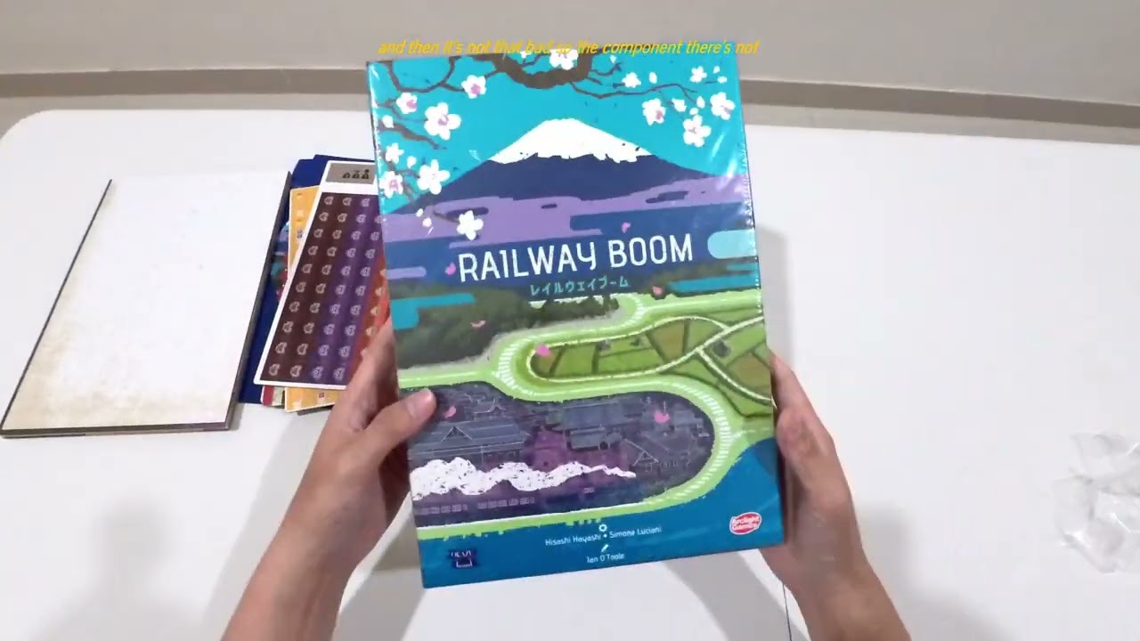 UNBOXING RAILWAY BOOM, Is it a vintage design or printing issue?