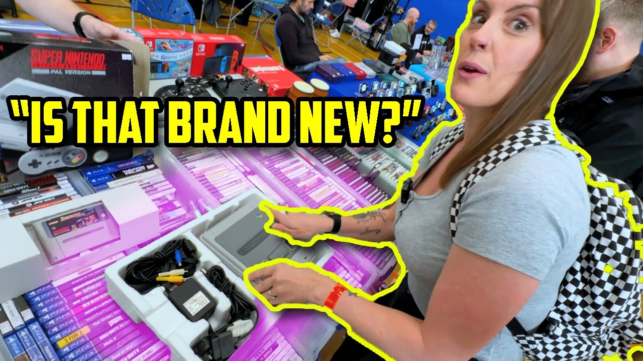 Found THIS RARE SNES Console at Nottingham Retro Gaming Market!