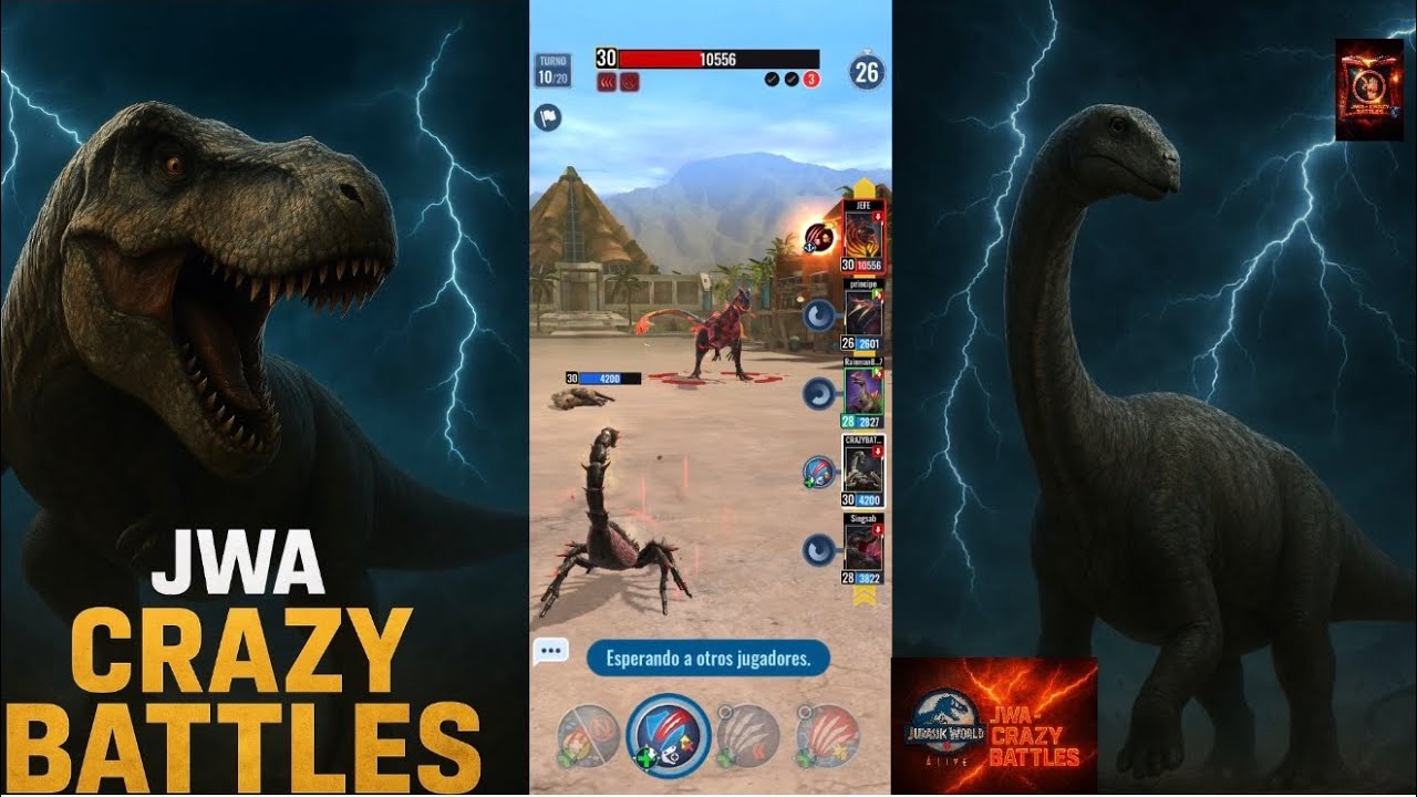 🔥ALACRANYX VS JEFE REFRENANTEM🔥 Jurassic World Alive