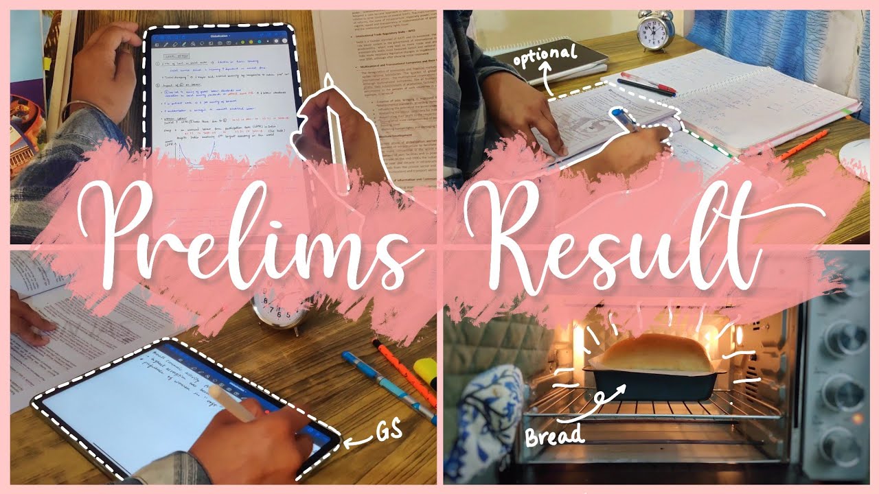 [10 Hour Study Vlog] UPSC Prelims Result, Mains+Optional Prep, Baking Bread, CSE Mains 2020 Prep