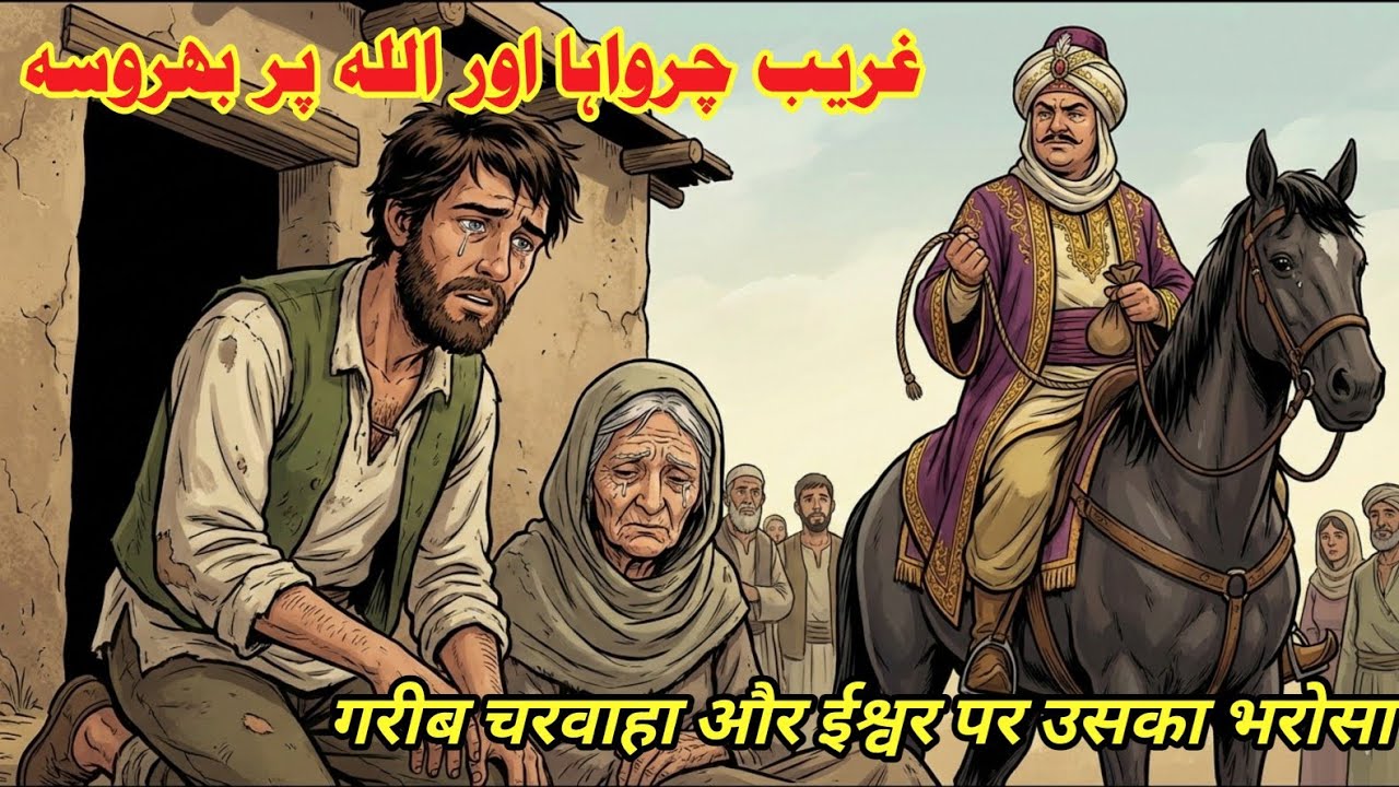 Ghareeb Charwaha Aur Allah Par Bharosa | Lalch Aur Qismat Ka Khel | Sabaz Amoz Kahani 