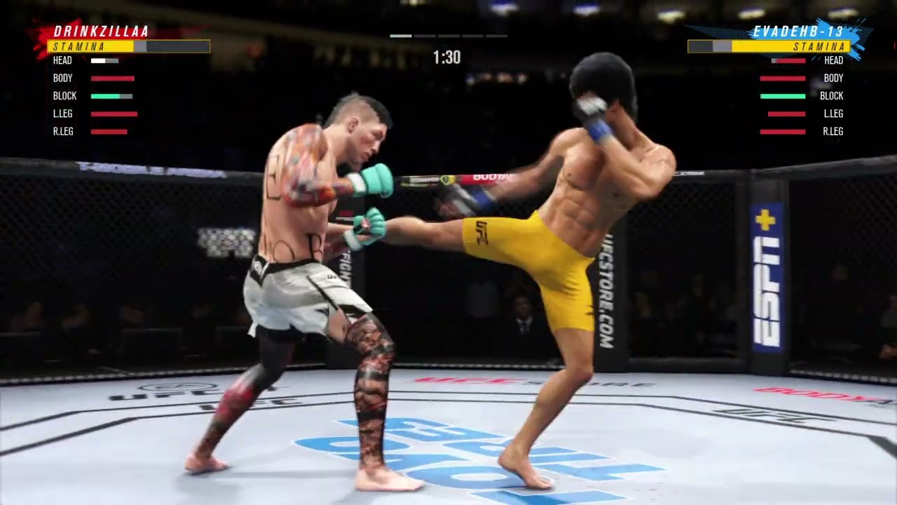 EA SPORTS™ UFC® 4 BRUCE LEE VS ONLINE PLAYER