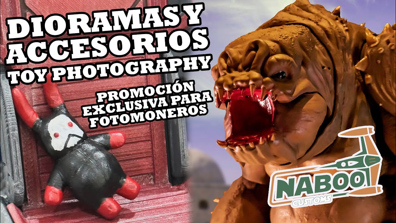DIORAMAS Y ACCESORIOS PARA EL TOY PHOTOGRAPHY - NABOO CUSTOMS