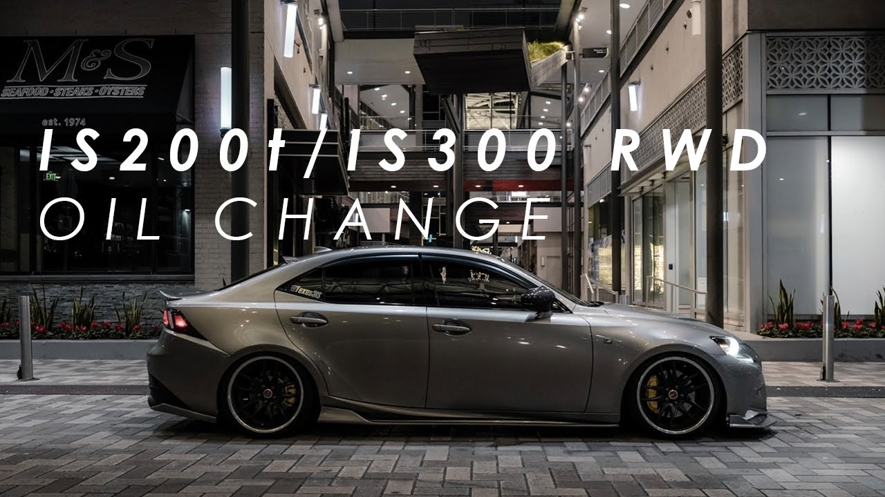 Lexus IS200t Oil Change | 8AR-FTS