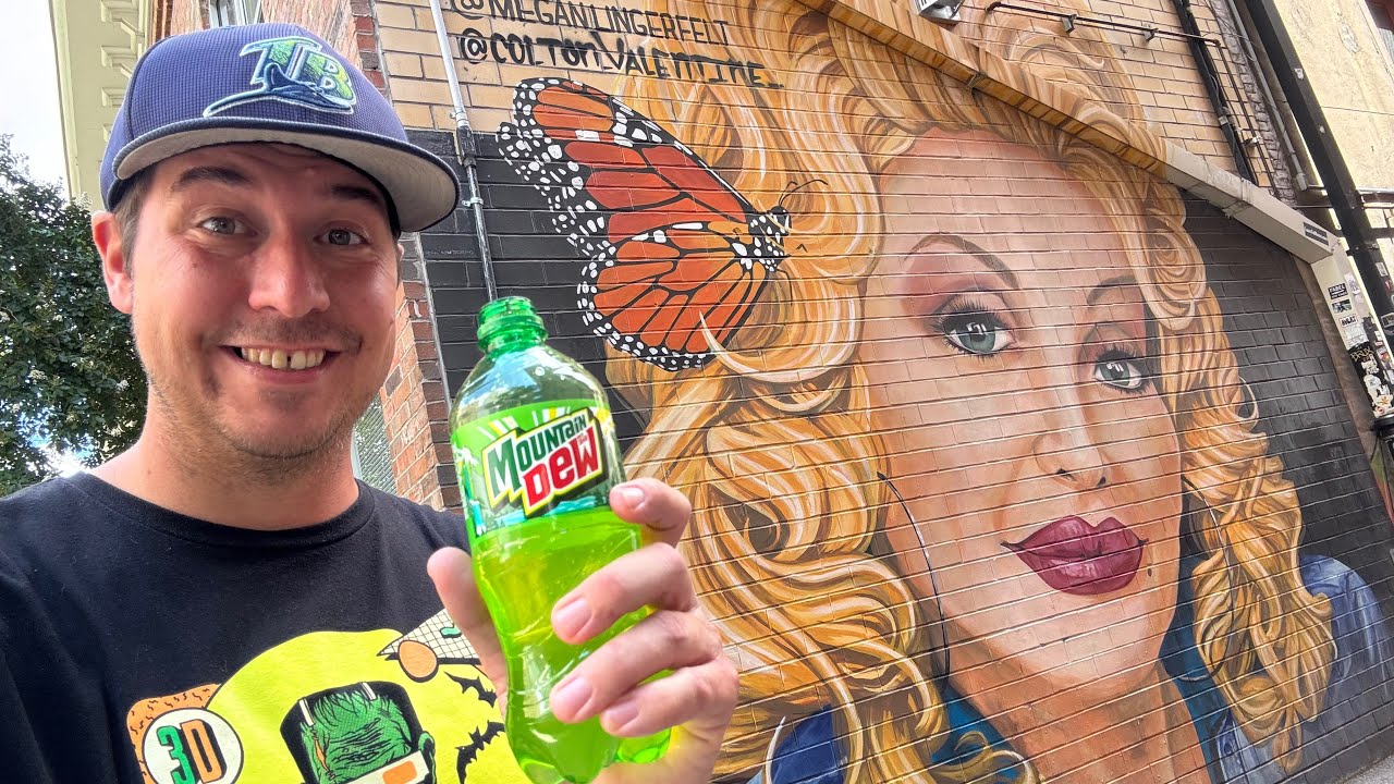 The Birthplace Of Mountain Dew ~ Iconic Dolly Parton Mural & Downtown Back Alley Graffiti Tour 