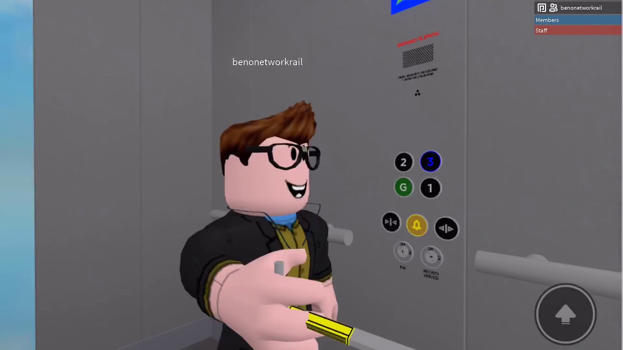 Stupid lifts (The doors got stuck)