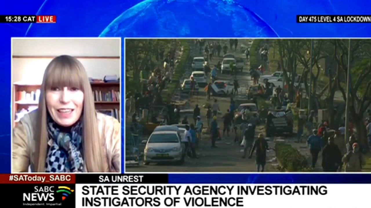 SA Unrest | Reaction to State Security's investigation into violence instigators: Prof. Jane Duncan