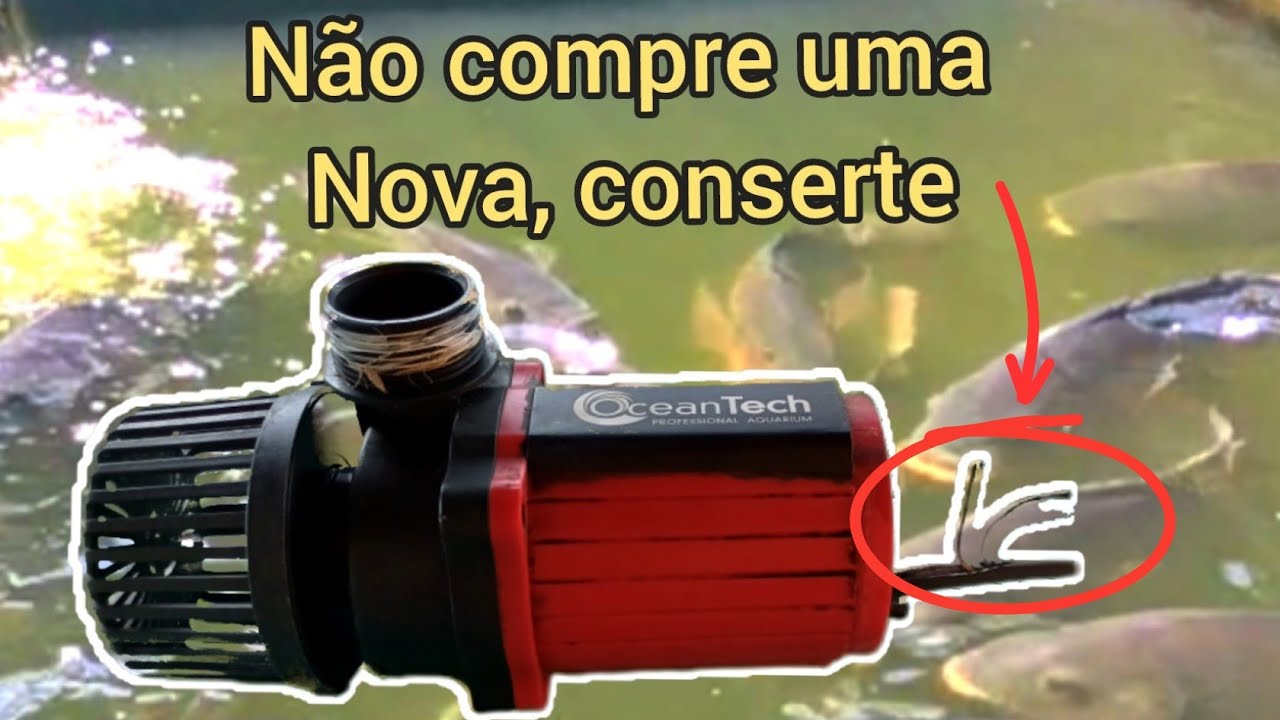 Não compre uma bomba nova antes de ver esse vídeo, Conserto da bomba ocean tech