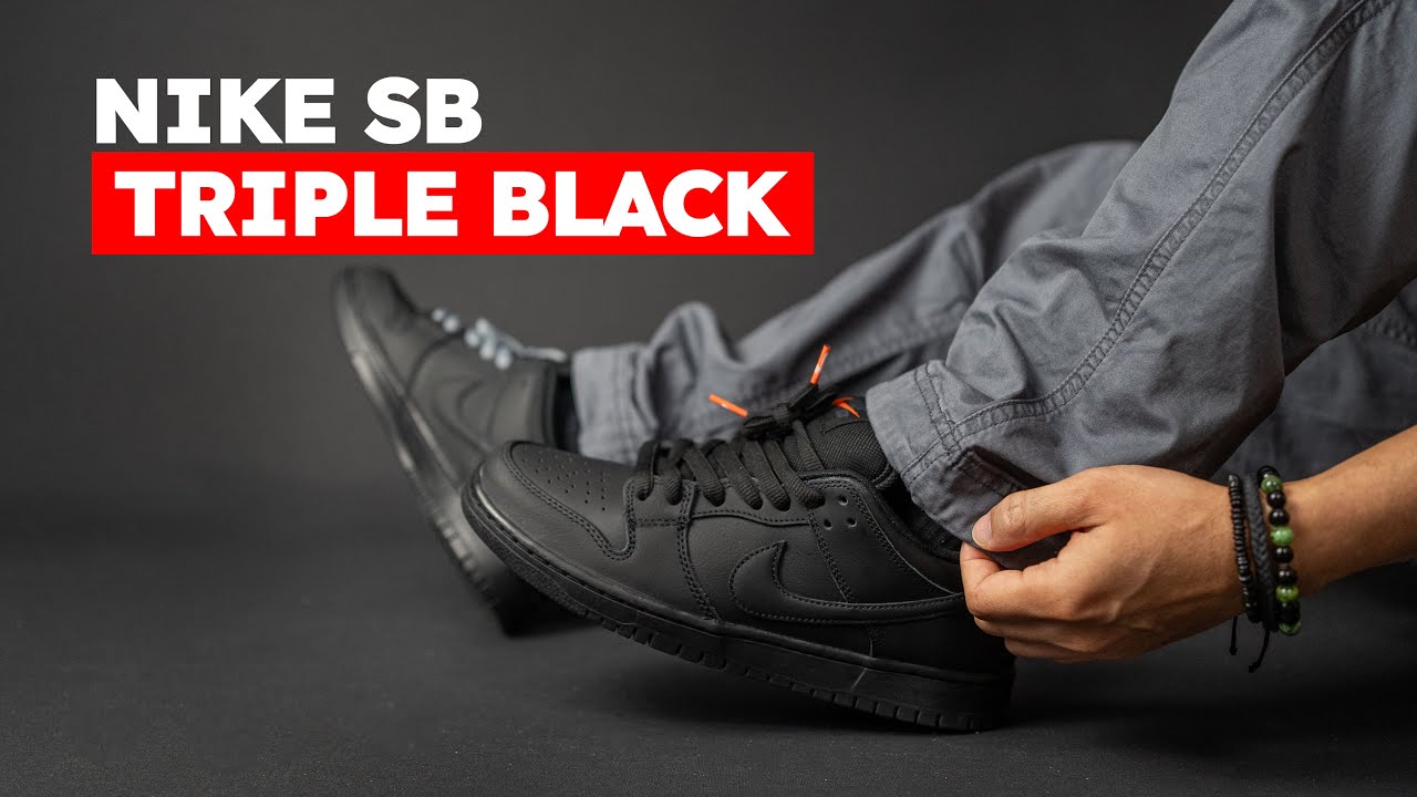 ON FEET DETAILED REVIEW: Nike SB Dunk Low Pro ISO - Triple Black.