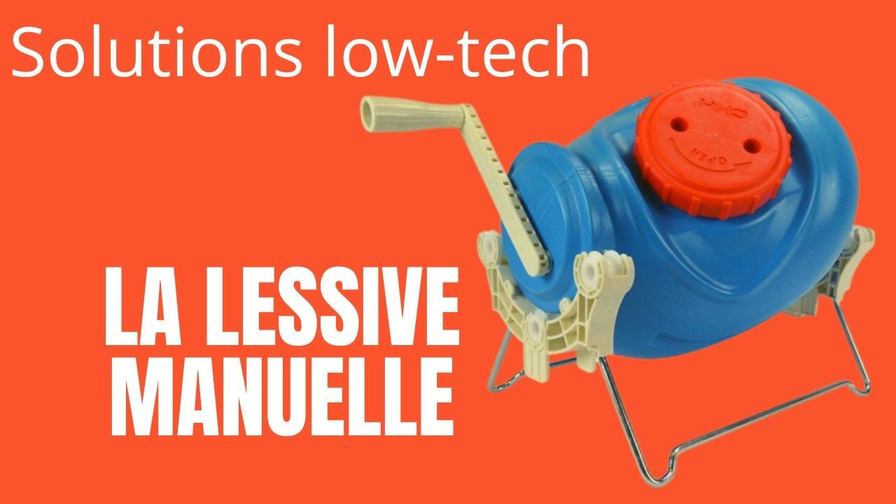 Lessive manuelle en mode low-tech - Laver le linge à la main, sans électricité