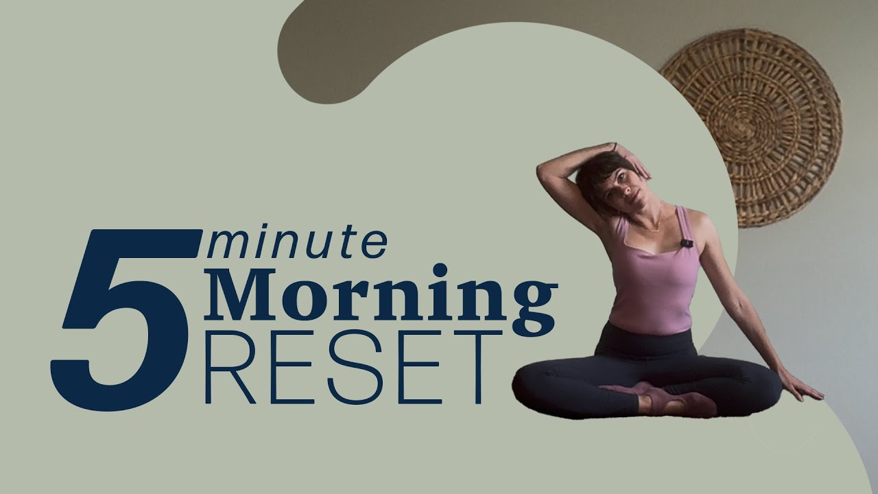 5 Min Morning Reset 🌞 Gentle Yoga to Wake Up Your Body & Calm Your Mind