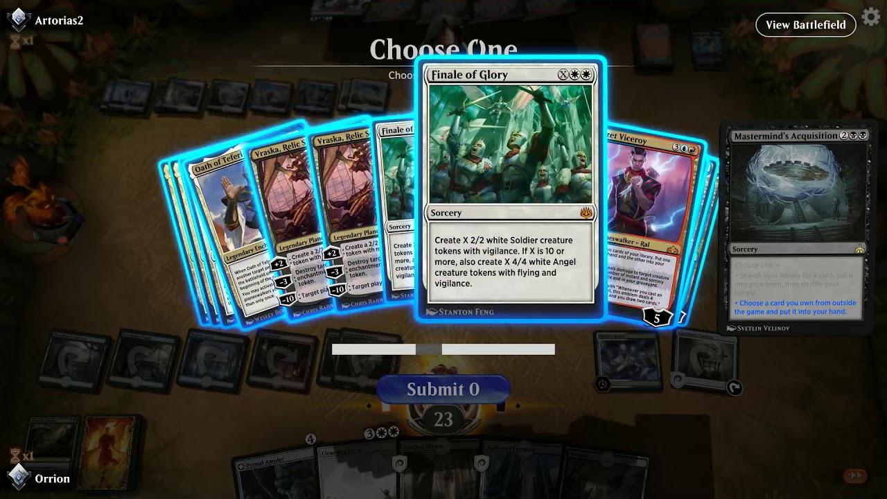 Finale of Glory, Cutie | MTG Arena | Standard 2020 Deck