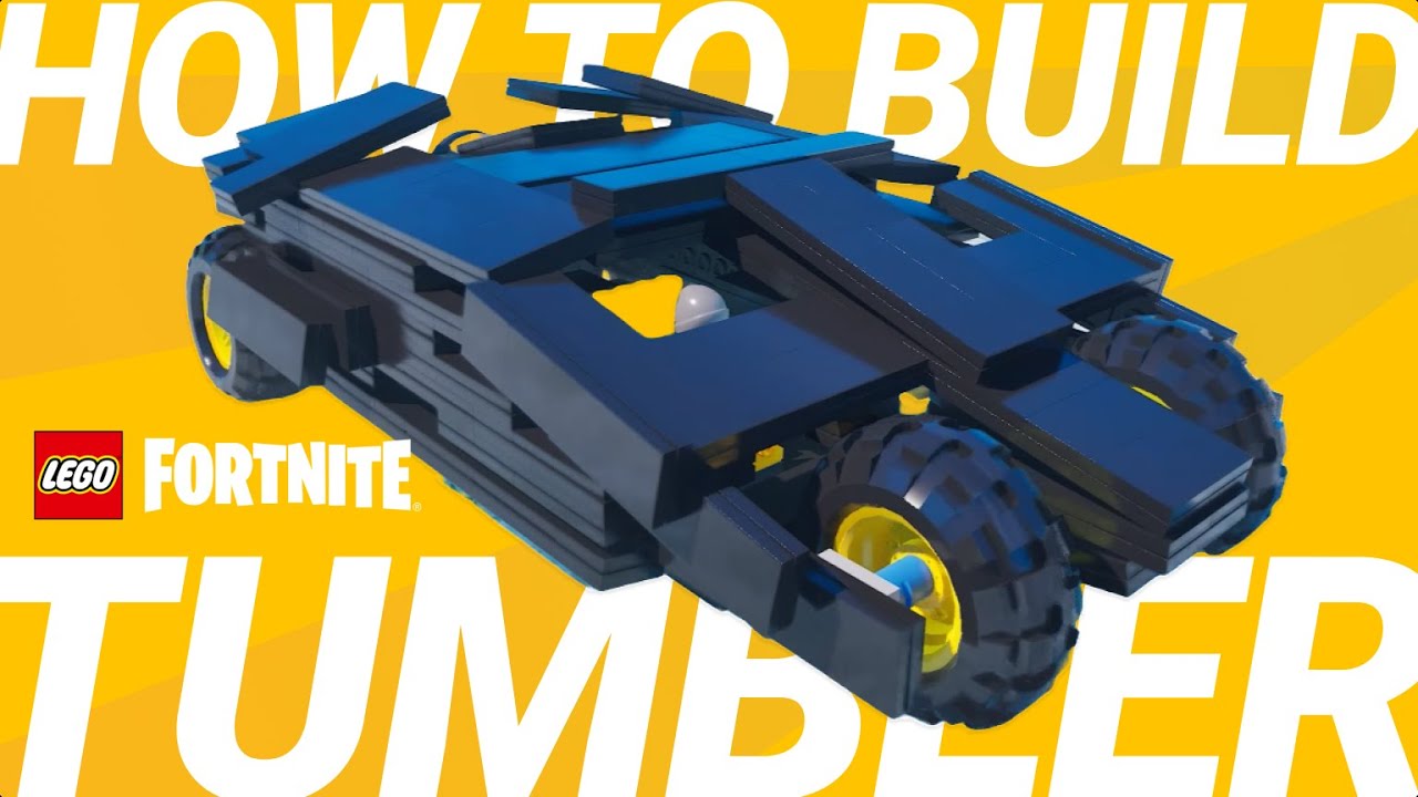How to Build a Batmobile Tumbler  Lego Fortnite #LEGOfortnite #レゴフォートナイト #Batmobile