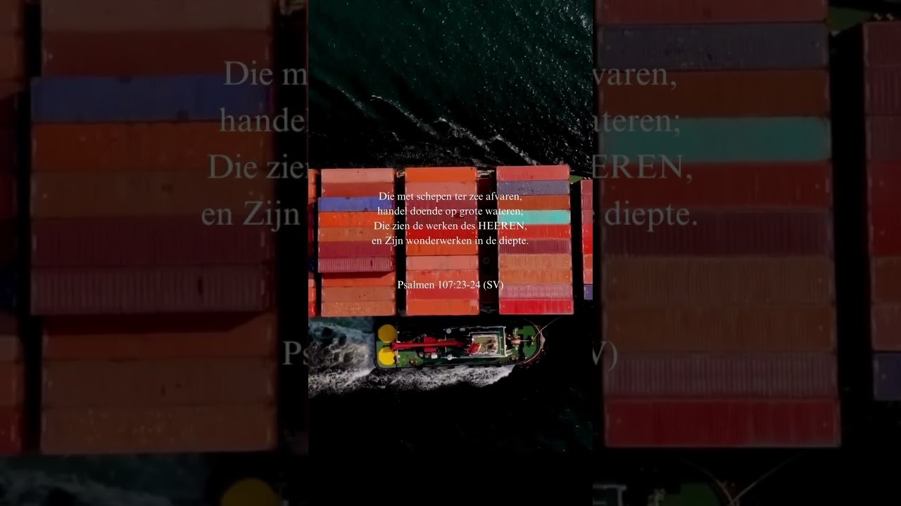 Die met schepen ter zee afvaren, handel doende op grote wateren