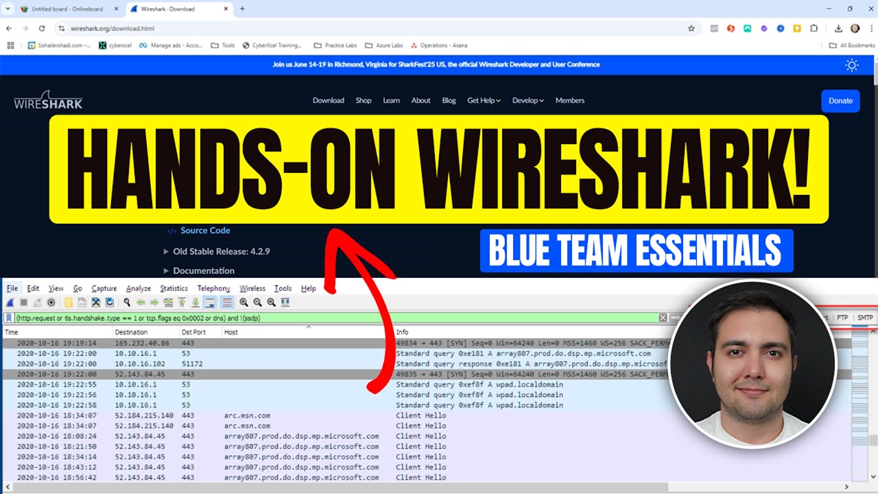 Blue Team Cybersecurity Essentials: Wireshark Training