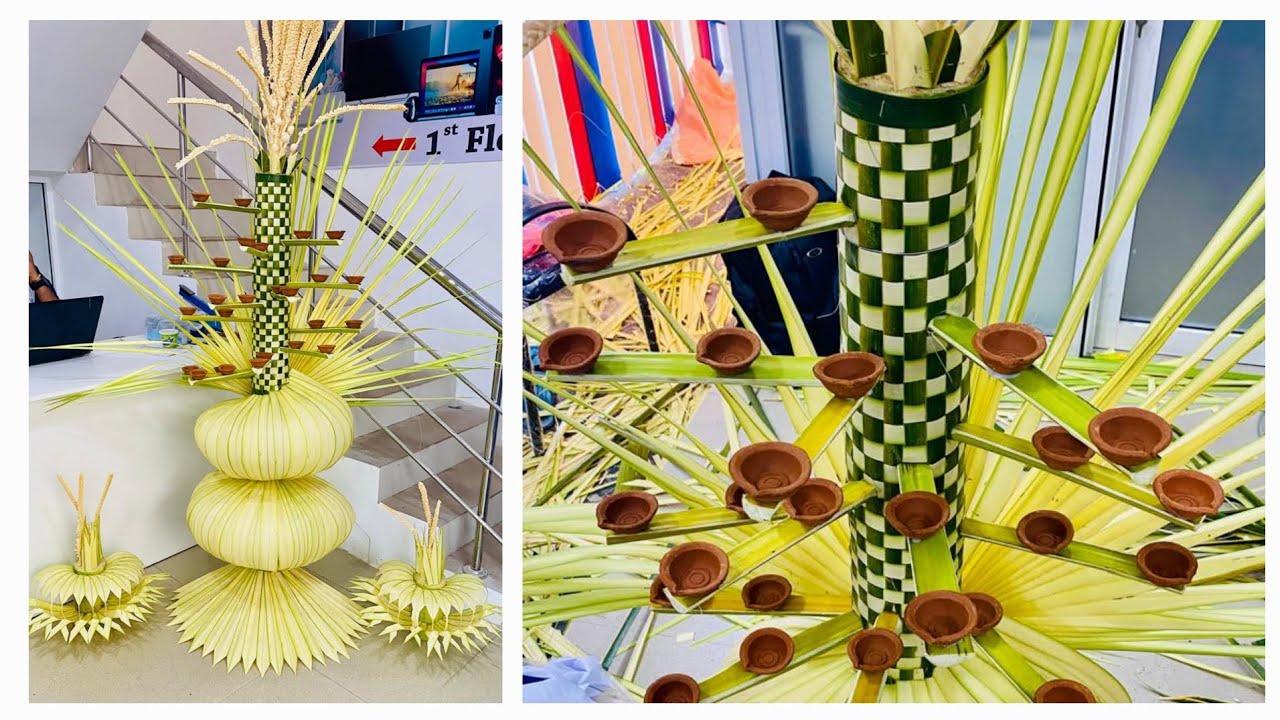 coconut lamp decoration